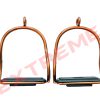 Rose Gold Gloss Double Bend Stirrups 2
