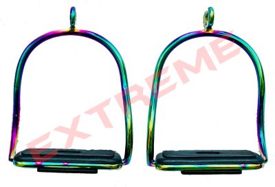 Rainbow Gloss Rainbow Double Bend Stirrups 3