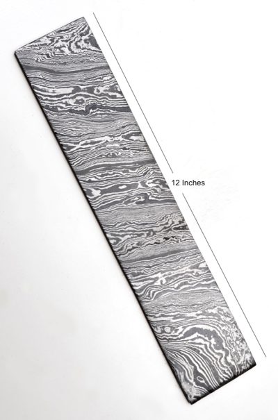 Damascus Bars Twisted 12 Inches