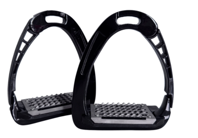 Black Light weight Horse Safety Stirrup Irons Quick Release Stability Aluminium Stirrup 4.75"